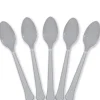 Silver Plastic Spoons | 20ct