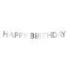Silver Scallop Happy Birthday Garland | 1ct