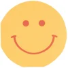 Smiley Face Skate Retro Beverage Napkins | 16ct