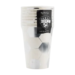 Soccer Paper Cups 12 oz. | 8 ct