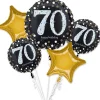 Sparkling 70 Balloon Bouquet | 5 ct