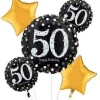 Sparkling 50 Balloon Bouquet | 5 pcs