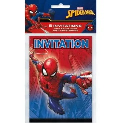 Spider-Man invitations | 8ct