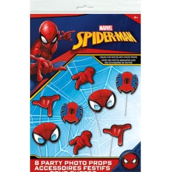 Spider-Man photo props | 8pcs