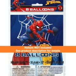 Spider-Man latex balloons 12" | 8ct