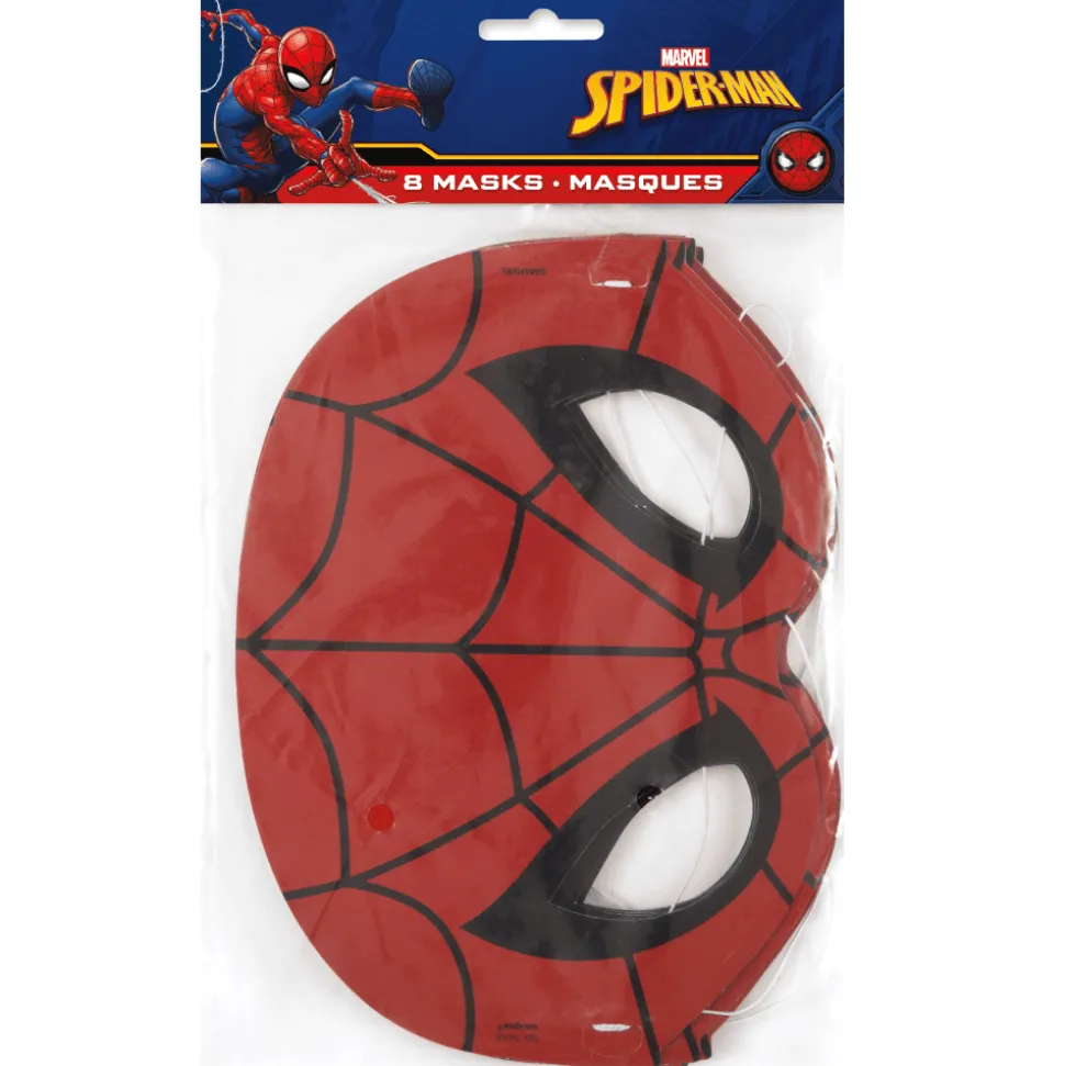 Spider-Man paper masks | 8ct
