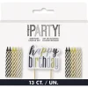 Spiral Candles Happy Birthday Pack | 13ct