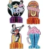 50s Playmates Honeycomb Centerpiece Decorations 5" | 4ct