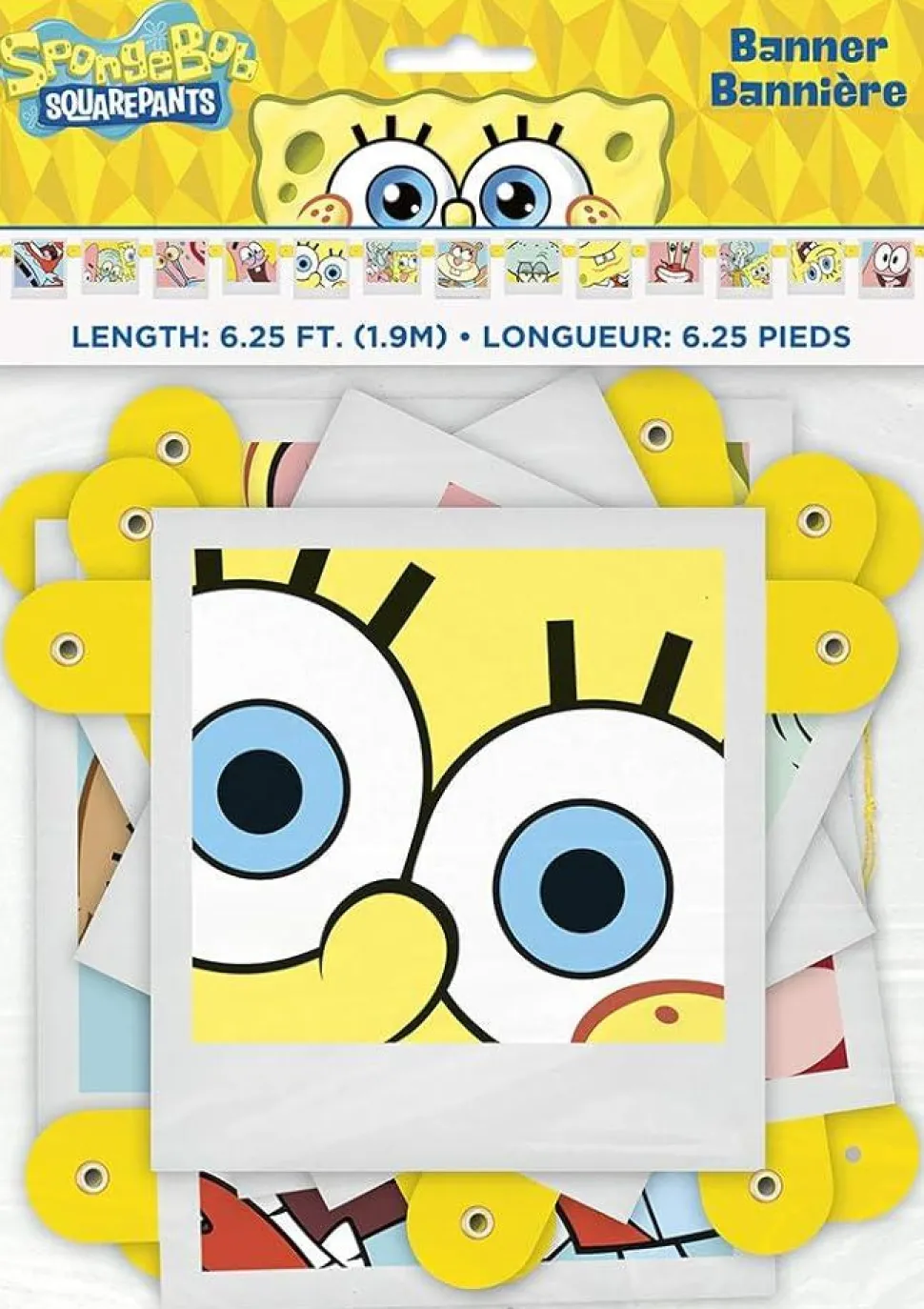 SpongeBob Jointed Banner | 1 ct