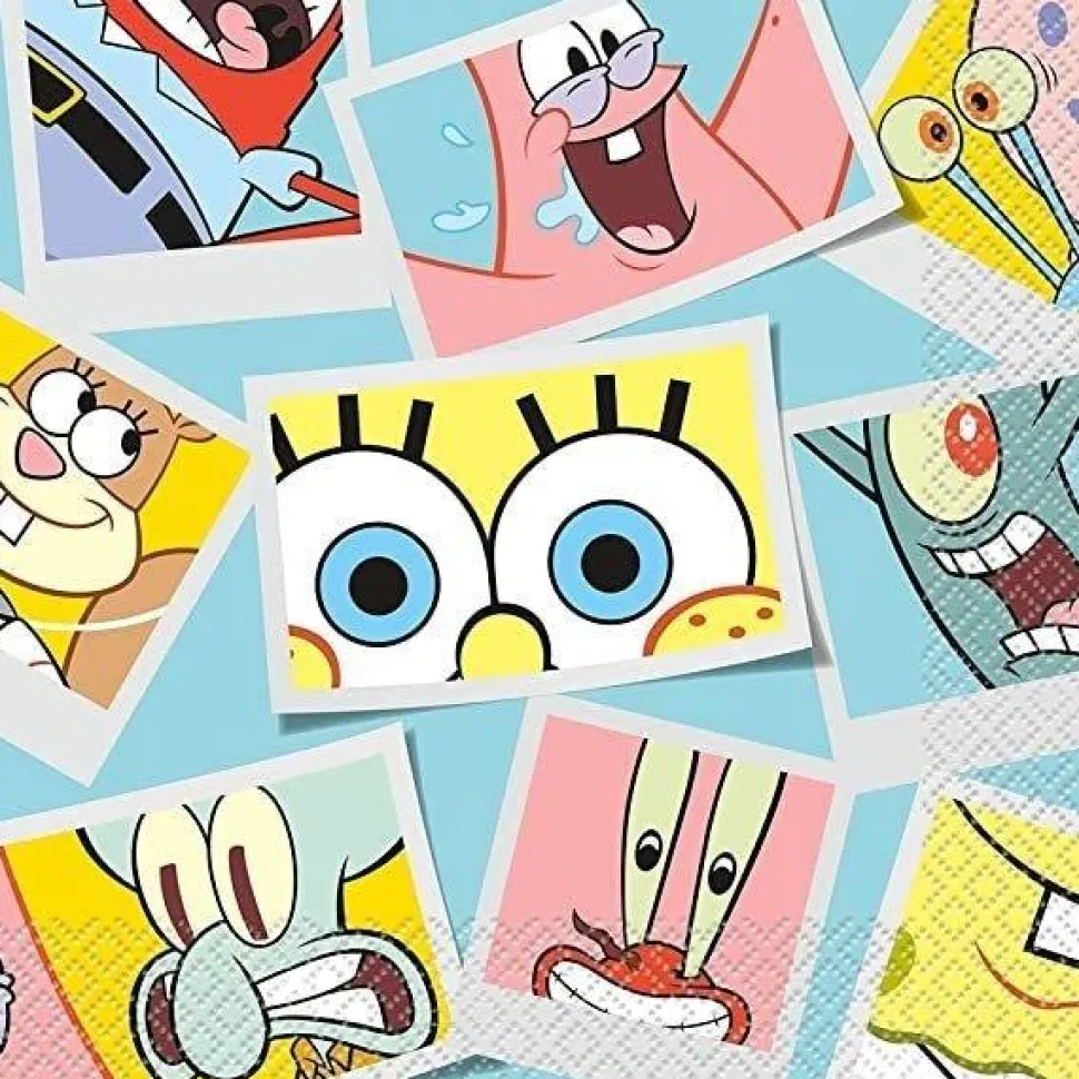 SpongeBob Lunch Napkins | 16 ct