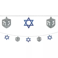 Star of David & Dreidel String Garland | 1ct