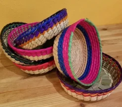 Straw Woven Basket 7.5" | 1ct