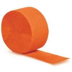 Sunkissed Orange Crepe Paper Streamer 81ft | 1ct