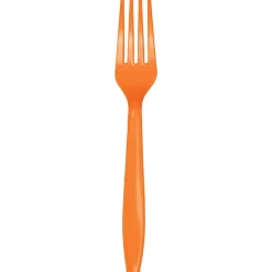 Sunkissed Orange Forks | 24ct