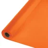 Sunkissed Orange Plastic Tablecover Roll 100'x40" | 1ct