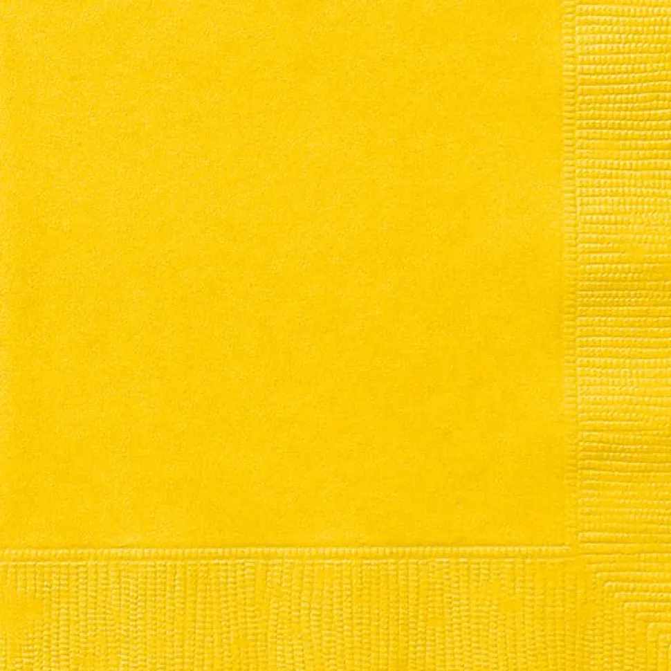 Sunshine Yellow Dinner Napkins | 40ct