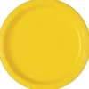 Sunshine Yellow Paper Dinner Plates | 50ct