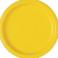Sunshine Yellow Paper Dinner Plates | 50ct