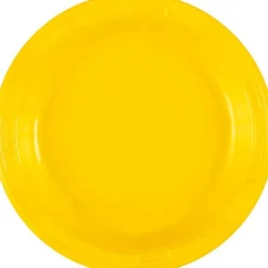 Sunshine Yellow Plastic Plate 7in | 50ct
