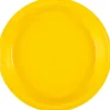 Sunshine Yellow Plastic Plate 10in | 50ct