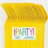 Sunshine Yellow Premium Forks | 50ct