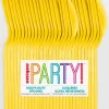 Sunshine Yellow Premium Spoons | 50ct