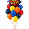 Superhero Happy Birthday Burst Bouquet | 15pc