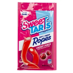 Sweetarts Chewy Ropes Cherry Punch 5 oz Peg Bag | 1ct