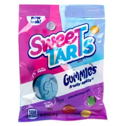Sweetarts Gummies Fruity Splitz 5 oz Peg Bag | 1ct