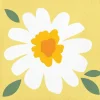 Sweet Daisy Paper Beverage Napkins | 16ct