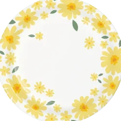 Sweet Daisy Paper Dessert Plate 7" | 8ct
