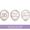Sweet Sixteen Confetti Balloons 12" | 6 ct
