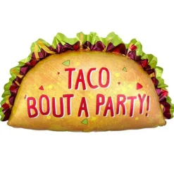 Taco Bout a Party Supershape Balloon 33" | 1ct