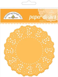Tangerine Doilies, 4.5'' | 75 ct