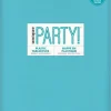 Teal Flannel Back Table Cover – 54 in x 108 in | 1ct