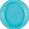 Teal Plastic Plate 7in | 50ct