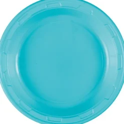 Teal Plastic Plate 7in | 50ct