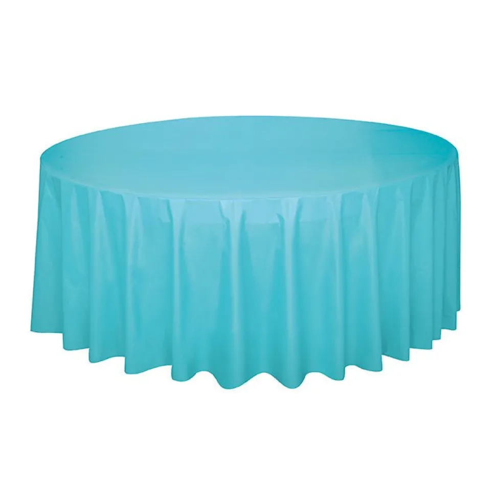 Teal Round Tablecover 82" | 1ct
