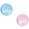 Team Boy/Girl Buttons | 10ct