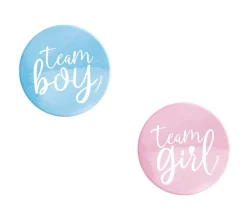 Team Boy/Girl Buttons | 10ct