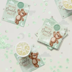 Teddy Bear Beverage Napkins | 16ct
