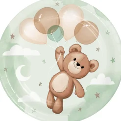 Teddy Bear Paper Plates 7in | 8ct