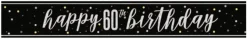 60th Birthday Banner 9ft | 1ct