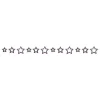 4th Of July Patriotic Glitter Star Garland 6ft | 1ct