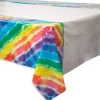 Tie Dye Plastic Tablecover | 1ct