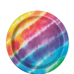 Tie Dye Plate 7" | 8ct