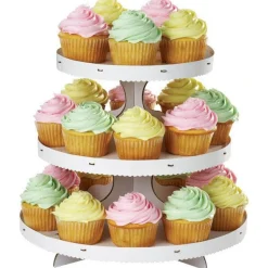 3-Tier Cupcake Stand White 12" x 10.5" | 1ct