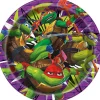 TMNT Round Plate 9in | 8ct