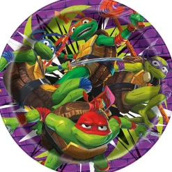 TMNT Round Plate 9in | 8ct