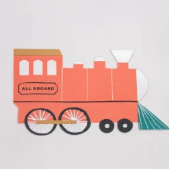 Train Napkins | 16ct